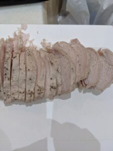 サラダチキン出来上がり